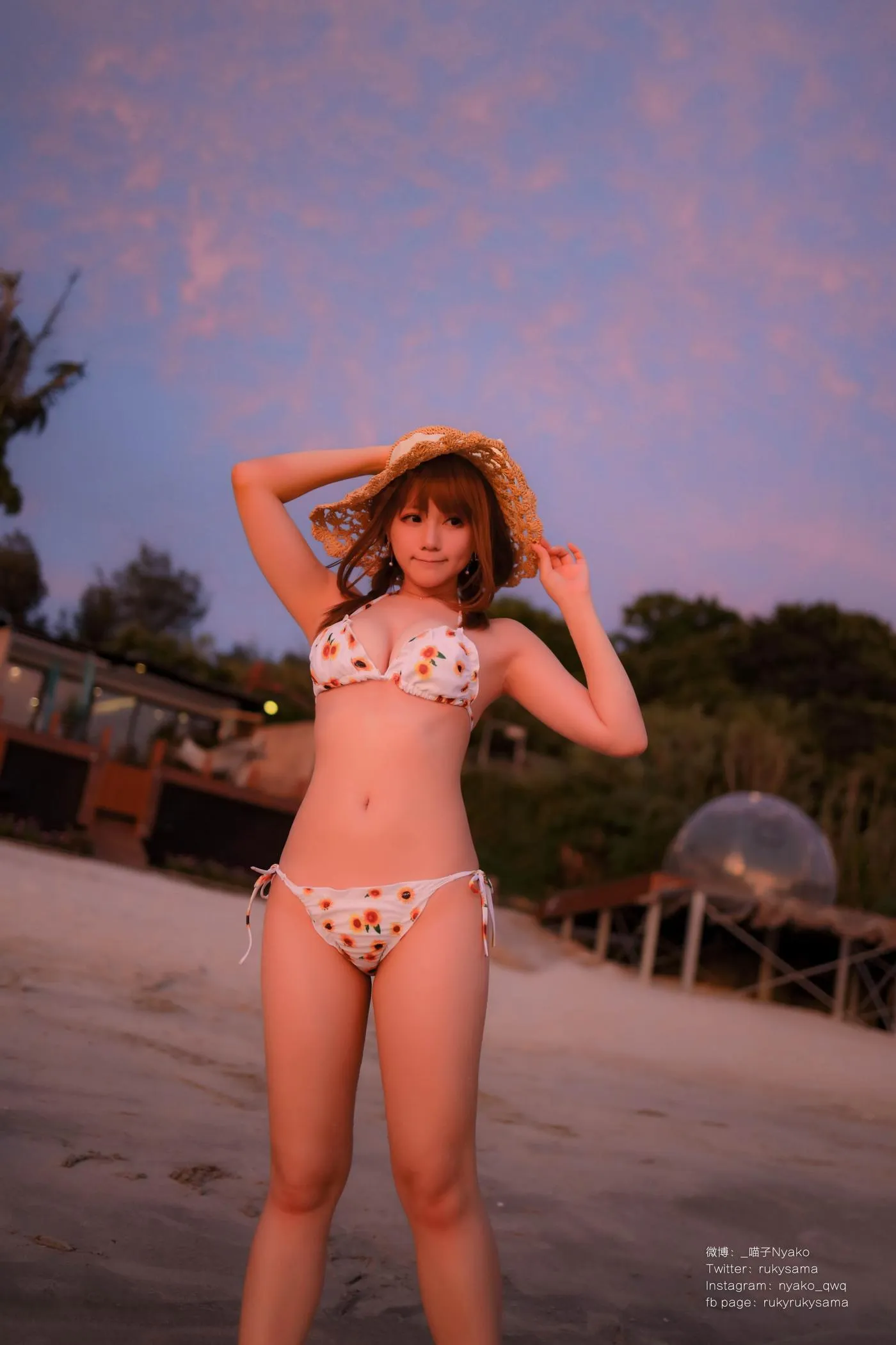 Nyako喵子 – NO.57 向日葵比基尼 [66P]插图5